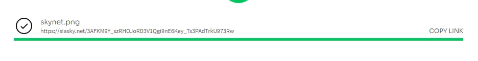 アップロード完了